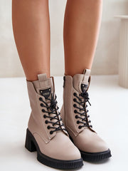 Heel boots model 201012 Step in style-2