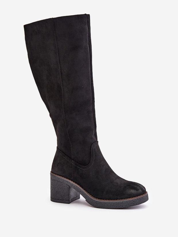 Heel boots model 202103 Step in style-1
