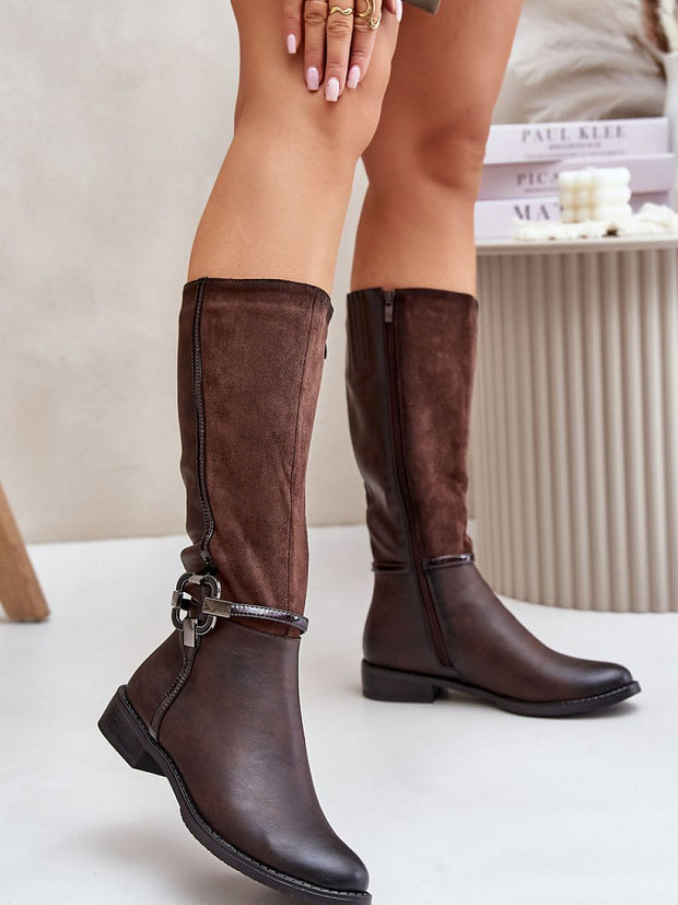 Thigh-Hight Boots model 202105 Step in style-0