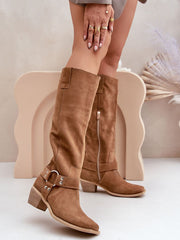 Heel boots model 203900 Step in style-0