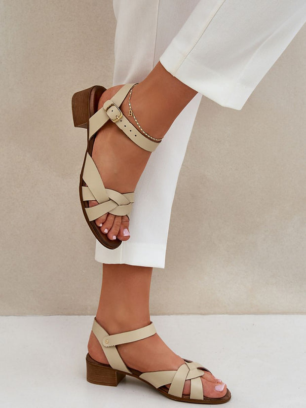 Heel sandals model 210706 Step in style-0