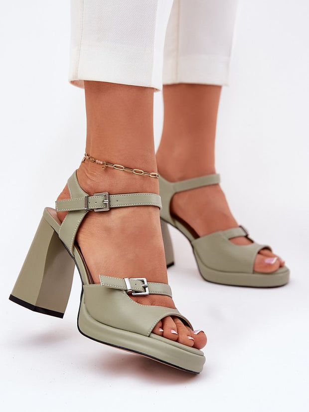 Heel sandals model 212825 Step in style-0