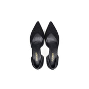 Cut-Out Leather Stiletto Pumps-3