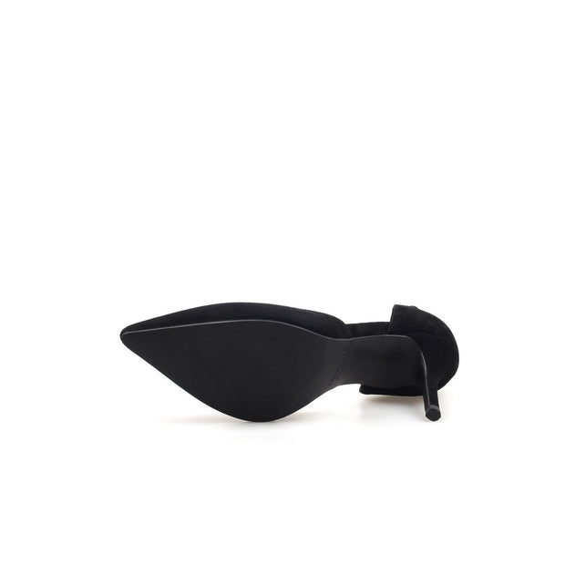 Cut-Out Leather Stiletto Pumps-4