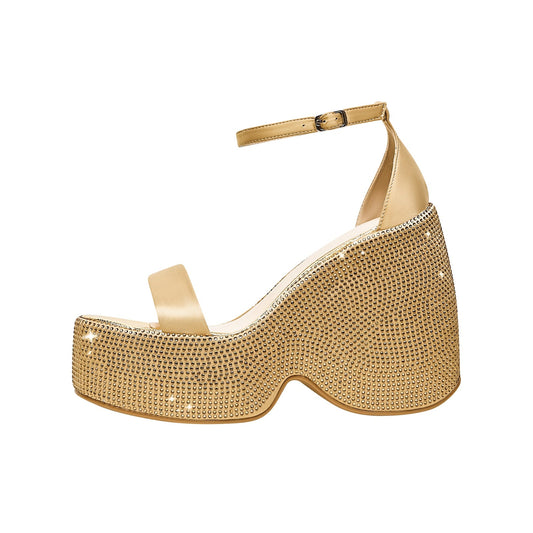 Dazzling Fairy Round Open Toe Ankle Strap Sandals-0