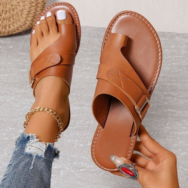 Sandalias de cuero cómodas