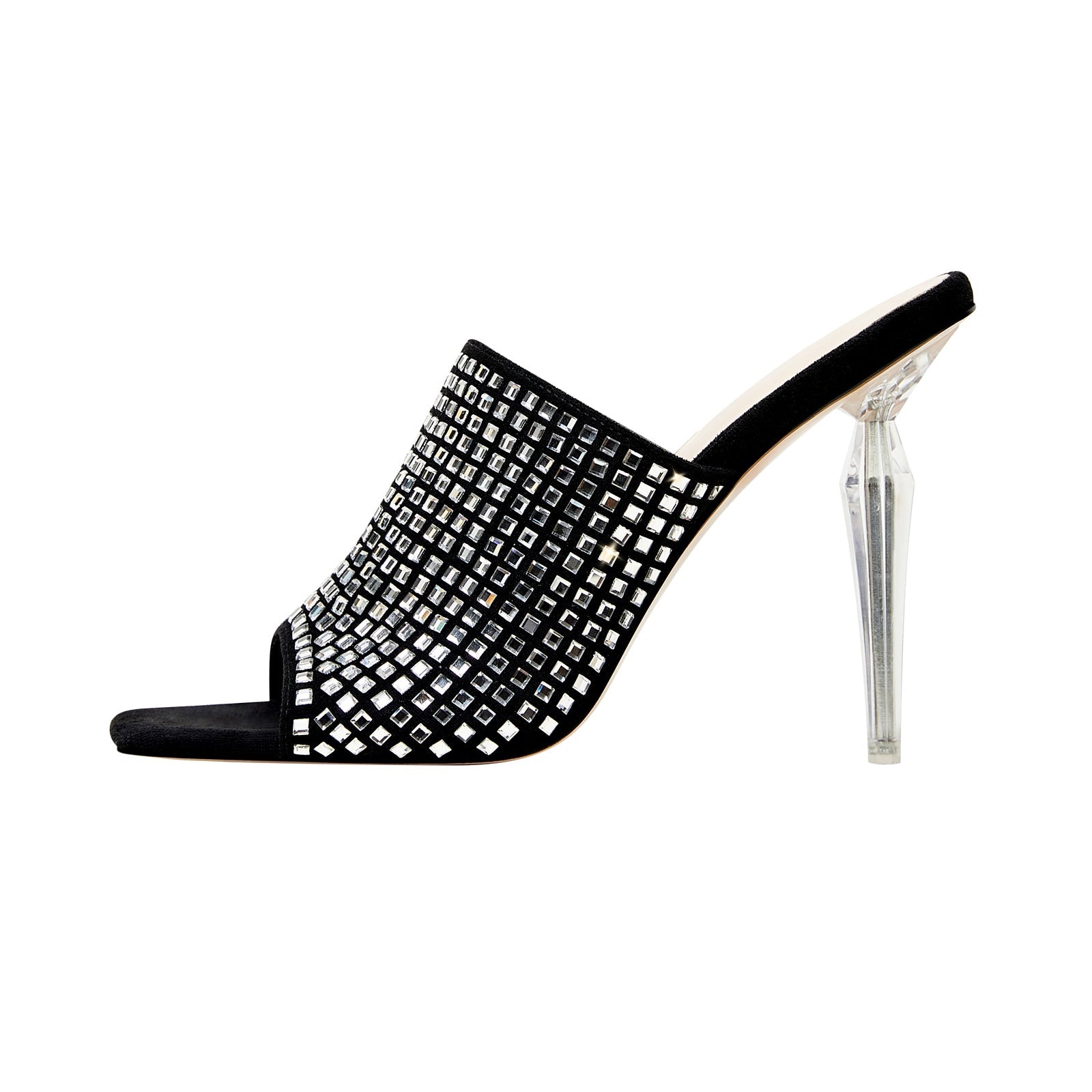 Disco Mirror Mosaic Stiletto Mules-0