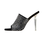 Disco Mirror Mosaic Stiletto Mules-0