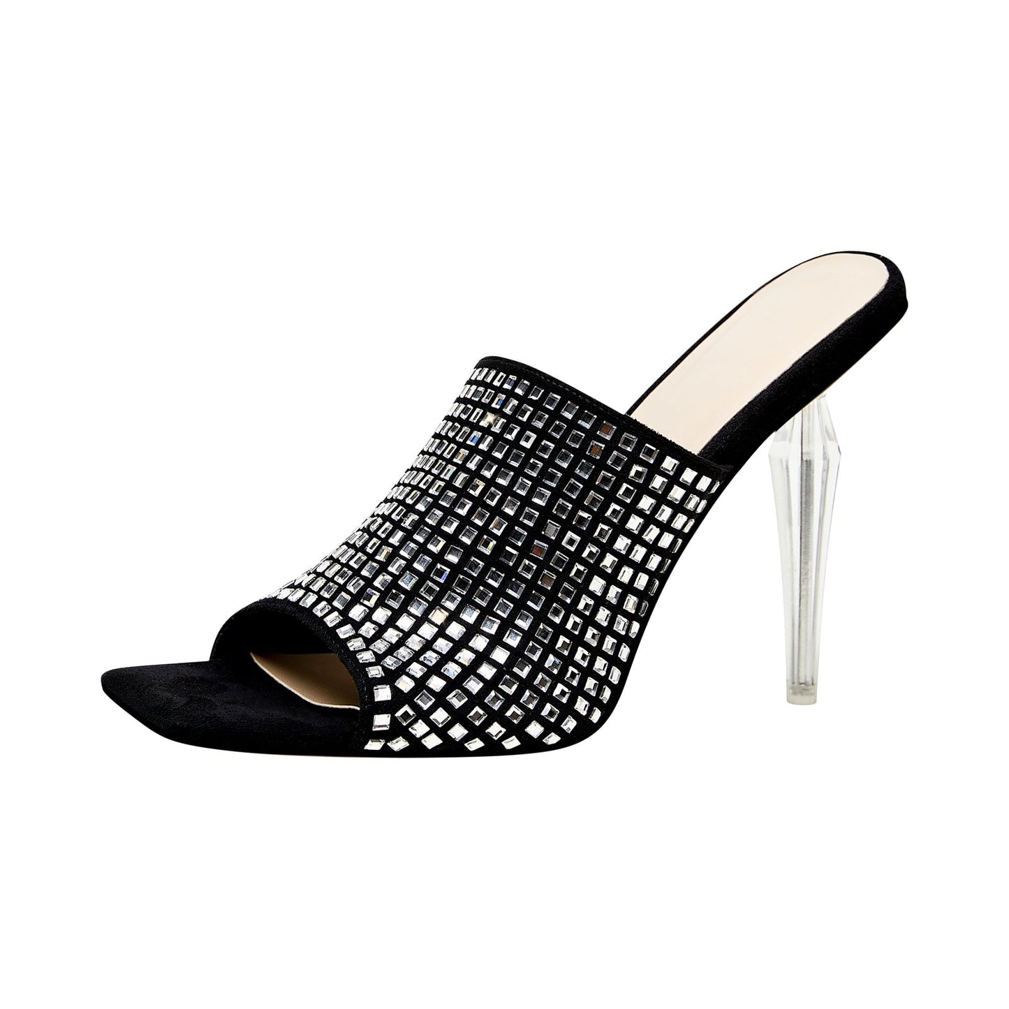 Disco Mirror Mosaic Stiletto Mules-1