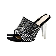 Disco Mirror Mosaic Stiletto Mules-2