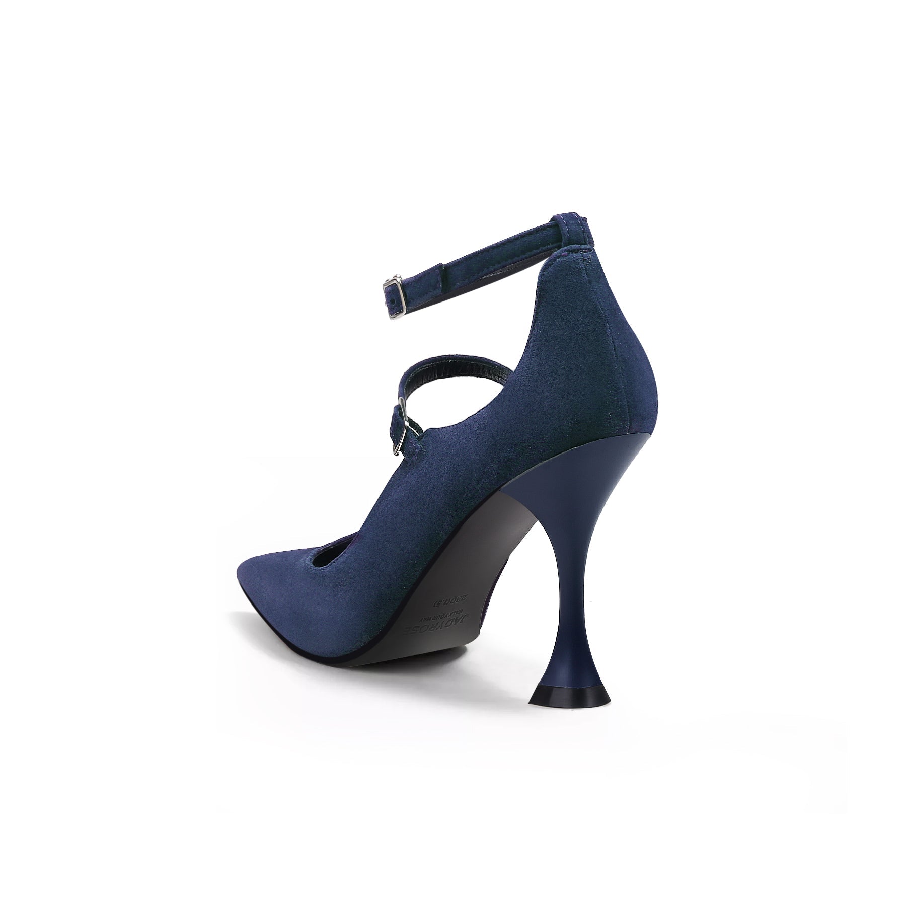 Double Strap Scallop Pumps-2