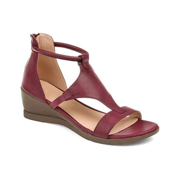Zip-On Casual Sandals