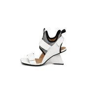Edgy Ankle Wrap Wedges-5