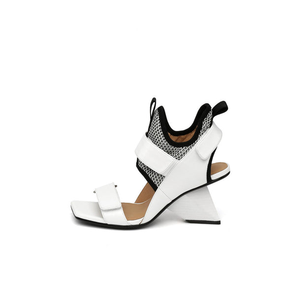 Edgy Ankle Wrap Wedges-5