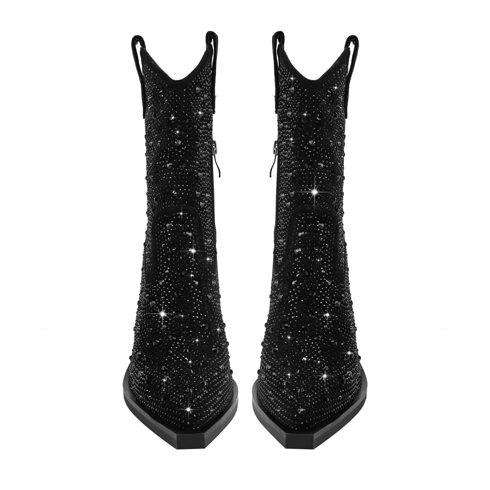 Elegant Rhinestone Country Princess Boots-1