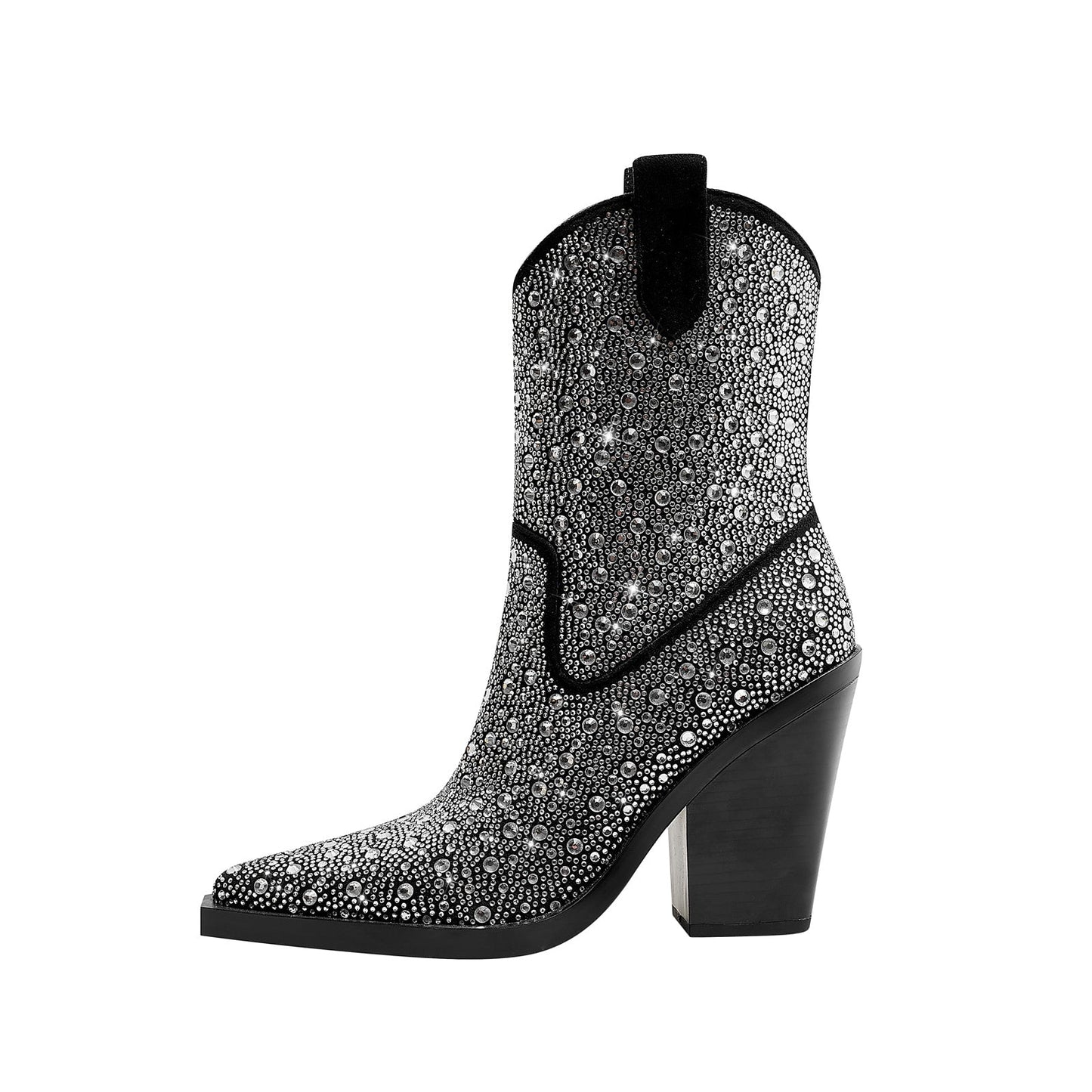 Elegant Rhinestone Country Princess Boots-6