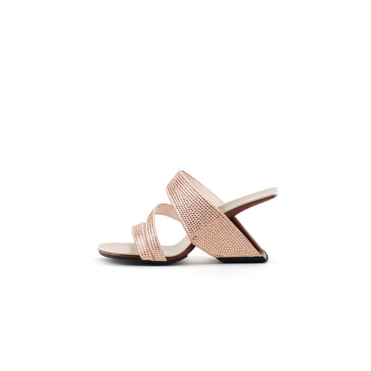 Splendid Spiral Embellished Gravity Mules-0