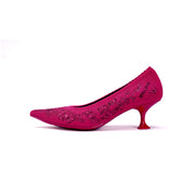 Enchanted Butterfly Pointed Toe Kitten Heels-6