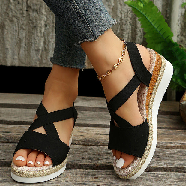 Sandalias con tiras traseras suaves