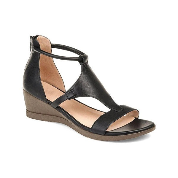 Zip-On Casual Sandals