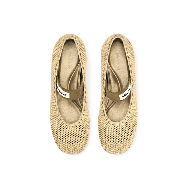 Fishnet Round Toe Mary Jane Pumps-3