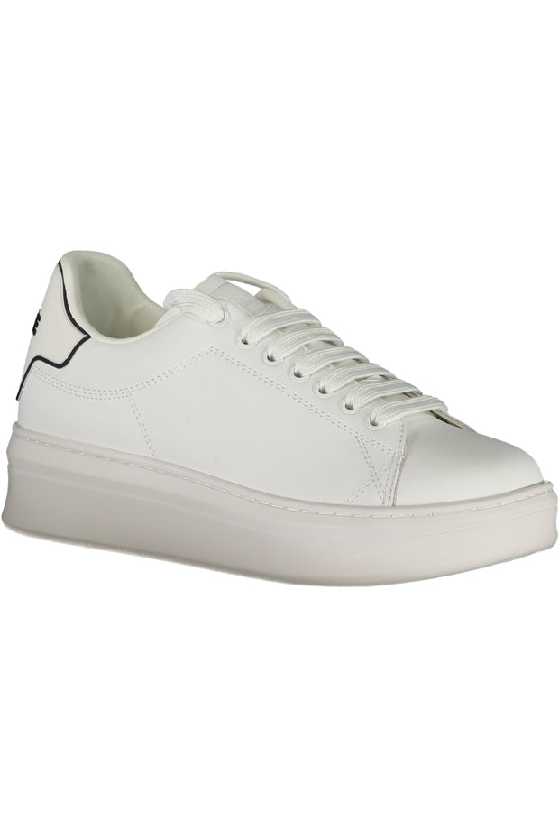 GAELLE PARIS WHITE WOMEN'S SPORTS SHOES-1