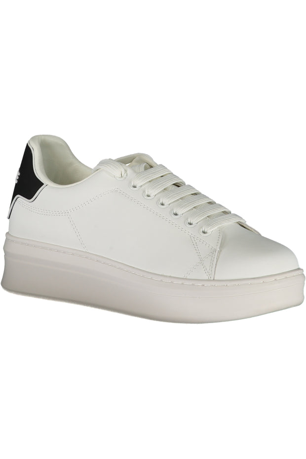 GAELLE PARIS WHITE WOMEN'S SPORTS SHOES-1
