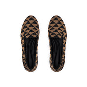 Geometric Soft Soled Slip On Commuter Loafers-1