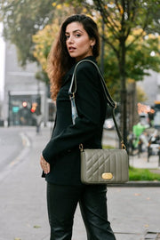Iris Shoulder Bag in Green-2