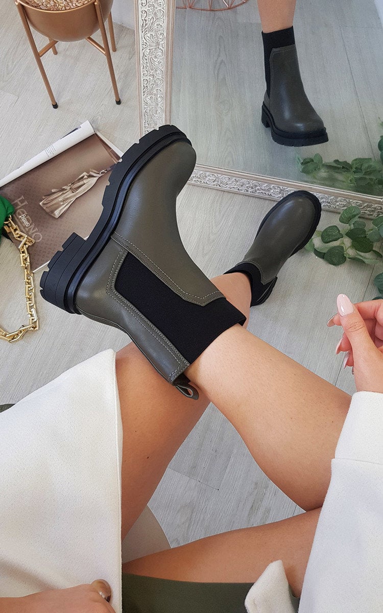 Chunky Ankle Boots-2