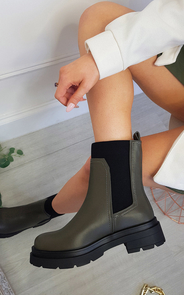 Chunky Ankle Boots-1