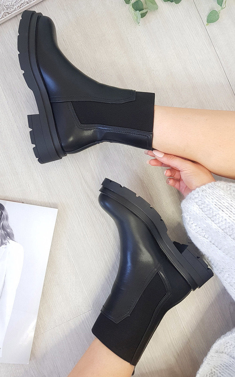 Chunky Ankle Boots-4