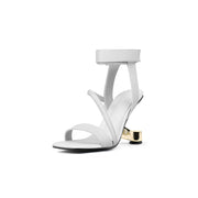 Intertwined Ankle Strap Sandals-1