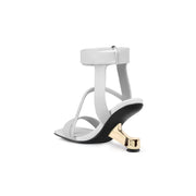 Intertwined Ankle Strap Sandals-3
