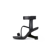 Intertwined Ankle Strap Sandals-5