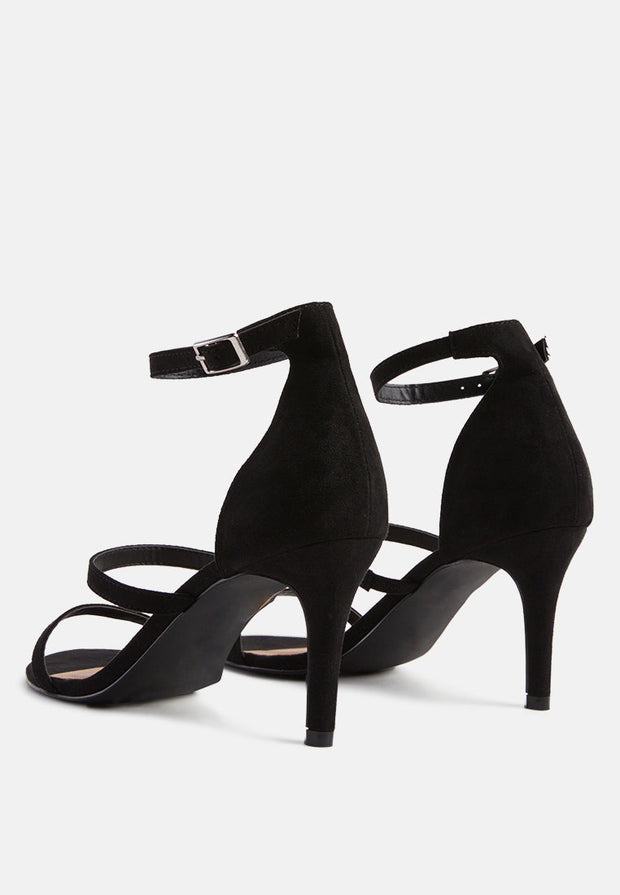Kazaki Mid Heel Ankle Strap Sandals-2
