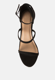 Kazaki Mid Heel Ankle Strap Sandals-3