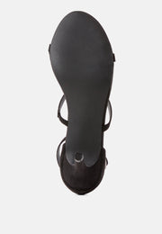 Kazaki Mid Heel Ankle Strap Sandals-4
