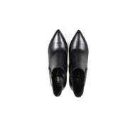 Leather Asymmetrical Ankle Boots-3