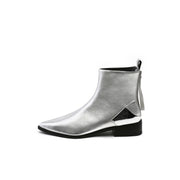 Leather Back-Zip Walking Boots-7