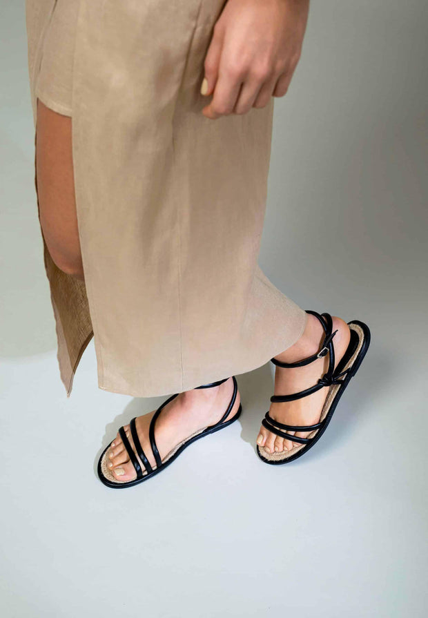 Mangará Angico LEATHER STRAPPY SANDALS-3