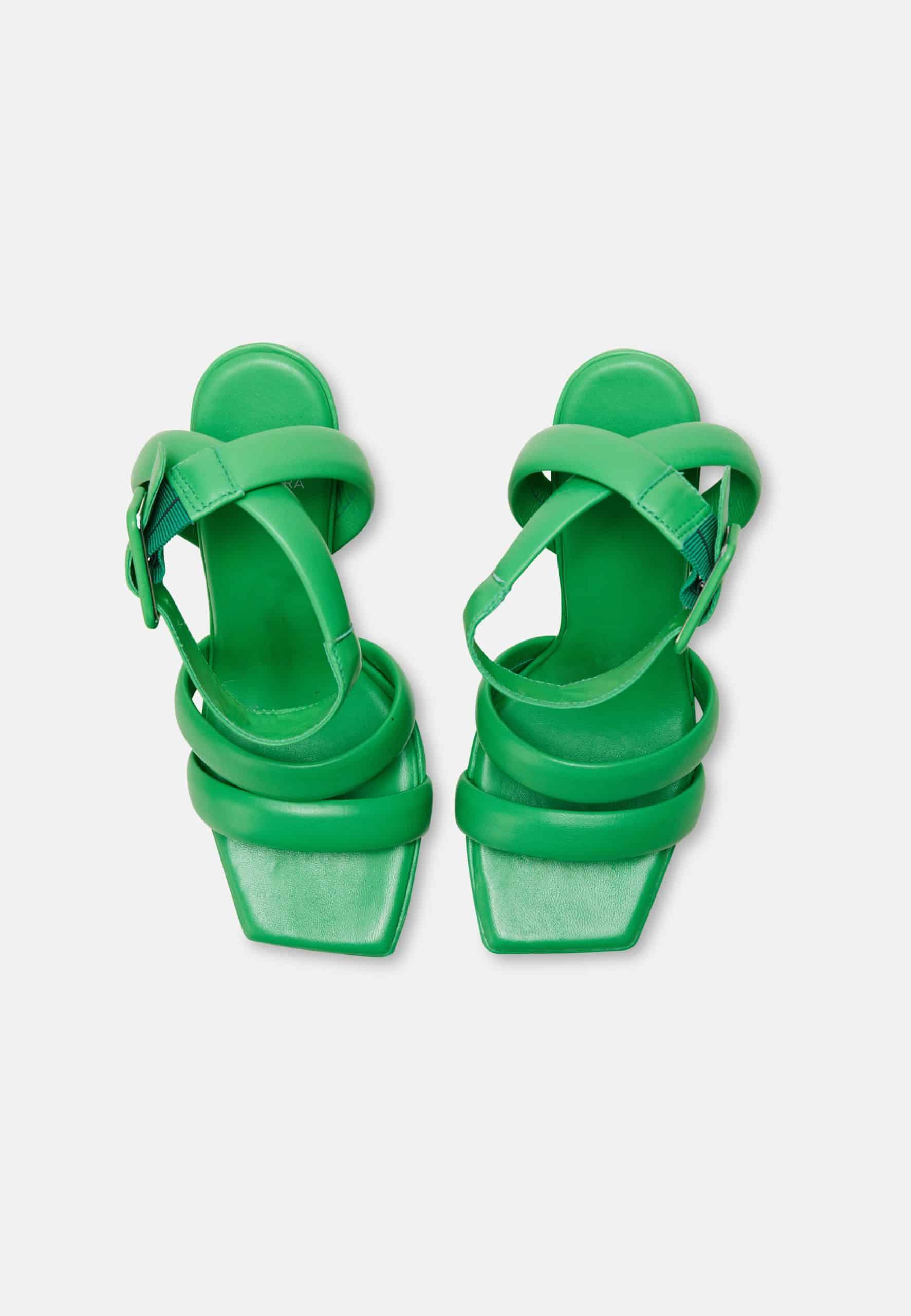 Uvaia WOMENS Leather 8cm HEELED SANDALS-2