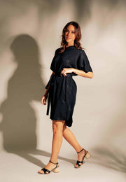 Marica Block Heels Black Sandals - Elegant & Comfortable-4