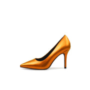 Premium Metallic Point Toe Pumps-5