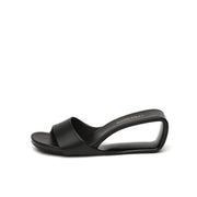 Glamorous Mid Heel Wedge Sandals-0