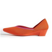 Minimalist Heart Cap Pointed Toe Princess Flats-10