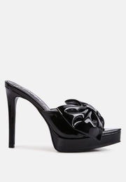 My Time Bow Embellished Stiletto Sandal-5