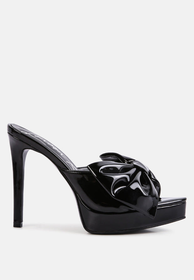 My Time Bow Embellished Stiletto Sandal-5