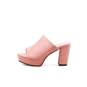 Open Toe Platform Mules-6