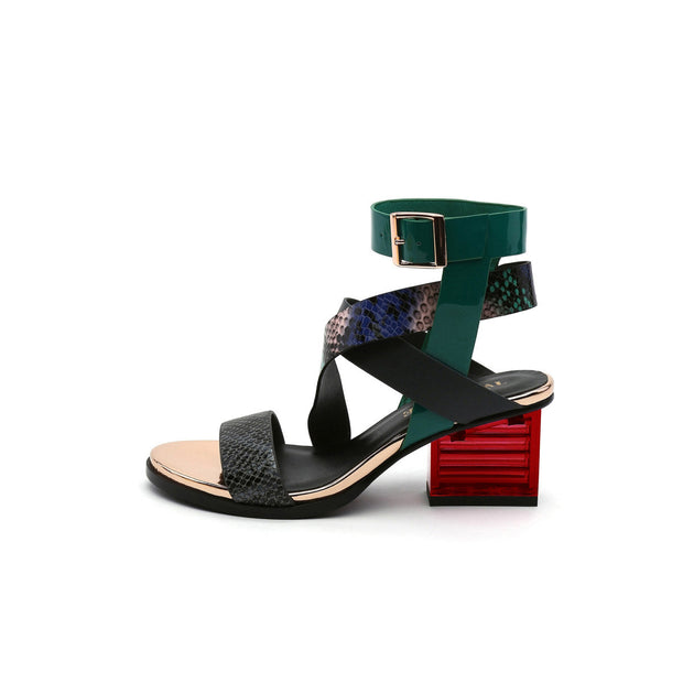 Open Toe Strappy Slingback Sandals-6